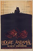 Högre ändamål 1922 poster Rune Carlsten