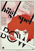 Högt spel 1931 poster Clara Bow Frank Tuttle