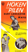 Höken och pilen 1950 poster Burt Lancaster Jacques Tourneur