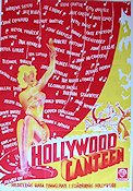 Hollywood Canteen 1945 poster Damer Musikaler