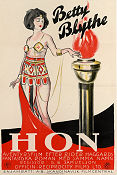 Hon 1925 poster Betty Blythe Carlyle Blackwell Leander De Cordova