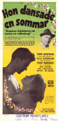 Hon dansade en sommar 1951 poster Ulla Jacobsson Folke Sundquist Edvin Adolphson Arne Mattsson