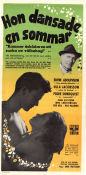 Hon dansade en sommar 1951 poster Ulla Jacobsson Folke Sundquist Edvin Adolphson Arne Mattsson