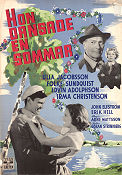 Hon dansade en sommar 1951 poster Ulla Jacobsson Folke Sundquist Arne Mattsson