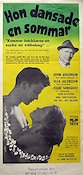 Hon dansade en sommar 1951 poster Ulla Jacobsson Folke Sundquist Arne Mattsson