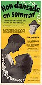 Hon dansade en sommar 1951 poster Ulla Jacobsson Folke Sundquist Arne Mattsson