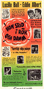 Hon stod i rök och damm 1950 poster Lucille Ball Eddie Albert Lloyd Bacon