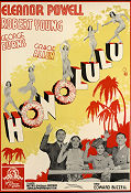 Honolulu 1939 poster Eleanor Powell Edward Buzzell