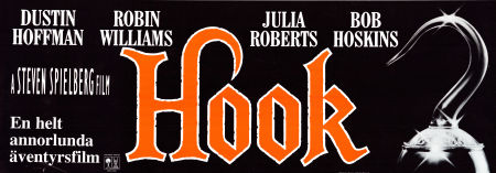 Hook 1991 poster Robin Williams Steven Spielberg