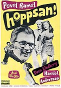 Hoppsan 1955 poster Povel Ramel Sven Lindberg Harriet Andersson Stig Olin