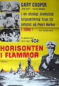 Horisonten i flammor 1949 poster Gary Cooper Krig