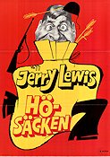 Hösäcken 1957 poster Jerry Lewis Phyllis Kirk David Wayne George Marshall