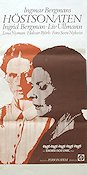 Höstsonaten 1978 poster Ingrid Bergman Liv Ullmann Ingmar Bergman Foto: Sven Nykvist