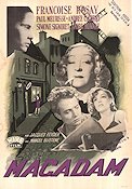 Hotellvärdinnan 1947 poster Francoise Rosay Simone Signoret Rökning