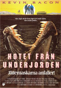 Hotet från underjorden 1990 poster Kevin Bacon Fred Ward Finn Carter Ron Underwood