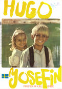 Hugo och Josefin 1967 poster Fredrik Becklén Marie Öhman Beppe Wolgers Kjell Grede Text: Maria Gripe Barn