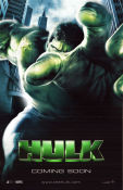 The Hulk 2003 poster Eric Bana Jennifer Connelly Ang Lee Hitta mer: Marvel Från serier