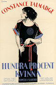 Hundra procent kvinna 1920 poster Constance Talmadge Charles Meredith David Kirkland