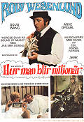 Hur man blir miljonär 1974 poster Rolv Wesenlund Arve Opsahl Jan Erik Düring Norge Pengar