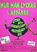 Hur man lyckas i affärer utan att egentligen anstränga sig 1967 poster Robert Morse Rudy Vallee