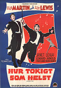 Hur tokigt som helst 1955 poster Jerry Lewis