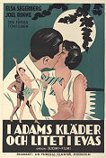 I Adams kläder och litet i Evas 1931 poster Joel Rinne Elsa Sejerberg Jaakko Korhonen Finland
