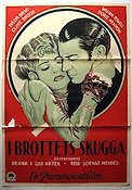 I brottets skugga 1929 poster Evelyn Brent Clive Brook William Powell