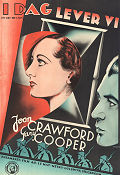 I dag lever vi 1933 poster Joan Crawford Gary Cooper Howard Hawks