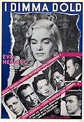 I dimma dold 1953 poster Sonja Wigert Eva Henning Sven Lindberg