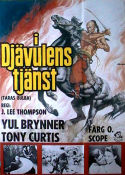 I djävulens tjänst 1962 poster Yul Brynner J Lee Thompson
