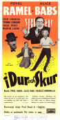 I dur och skur 1953 poster Povel Ramel Alice Babs Sven Lindberg Yonne Lombard Sigge Fürst Martin Ljung Stig Olin