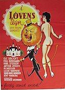 I lejonets tecken 1976 poster Ole Söltoft Tecken Danmark