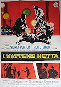 I nattens hetta 1967 poster Sidney Poitier Rod Steiger Norman Jewison