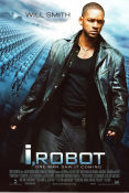 I Robot 2004 poster Will Smith Bridget Moynahan Bruce Greenwood Alex Proyas Text: Isaac Asimov Robotar