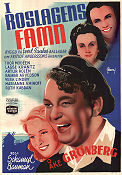 I Roslagens famn 1945 poster Åke Grönberg Artur Rolén Vera Lindby Schamyl Bauman Musik: Evert Taube Skärgård Musikaler Eric Rohman art