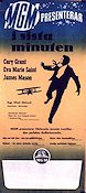 I sista minuten 1959 poster Cary Grant Eva Marie Saint James Mason Alfred Hitchcock