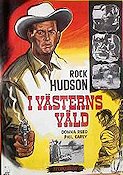 I västerns våld 1953 poster Rock Hudson Donna Reed Philip Carey Raoul Walsh