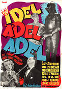 Idel ädel adel 1945 poster Åke Söderblom Anders Henrikson