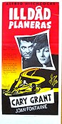Illdåd planeras 1941 poster Cary Grant Alfred Hitchcock