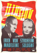 Illusion 1946 poster Madeleine Sologne Erich von Stroheim Louis Salou Pierre Chenal
