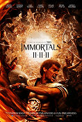 Immortals 2011 poster Henry Cavill Mickey Rourke John Hurt Kellan Lutz Tarsem Singh Svärd och sandal