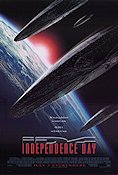 Independence Day 1996 poster Will Smith Bill Pullman Jeff Goldblum Roland Emmerich Rymdskepp