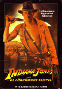 Indiana Jones och de fördömdas tempel 1984 poster Harrison Ford Kate Capshaw Ke Huy Quan Steven Spielberg Hitta mer: Indiana Jones Äventyr matinée