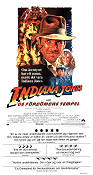 Indiana Jones och de fördömdas tempel 1984 poster Harrison Ford Kate Capshaw Ke Huy Quan Steven Spielberg Hitta mer: Indiana Jones Äventyr matinée