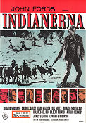 Indianerna 1964 poster Richard Widmark Carroll Baker Karl Malden Sal Mineo John Ford