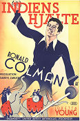 Indiens hjälte 1935 poster Ronald Colman Loretta Young Richard Boleslawski Asien