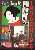 Indochine Euro Tour 1985 affisch Hitta mer: Indochine Politik Hitta mer: Concert poster
