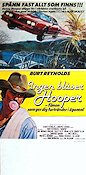 Ingen blåser Hooper 1978 poster Burt Reynolds Jan-Michael Vincent Sally Field Hal Needham Bilar och racing