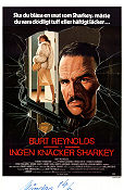 Ingen knäcker Sharkey 1981 poster Rachel Ward Vittorio Gassman Burt Reynolds Vapen