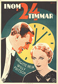 Inom 24 timmar 1934 poster Brigitte Helm Willy Fritsch Hans Steinhoff Eric Rohman art